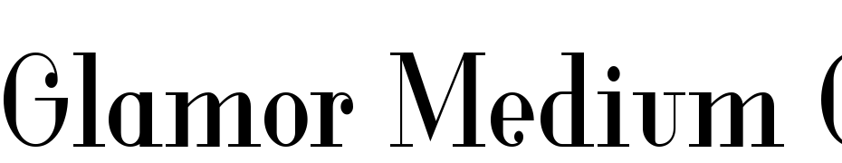 Glamor Medium Condensed cкачати шрифт безкоштовно